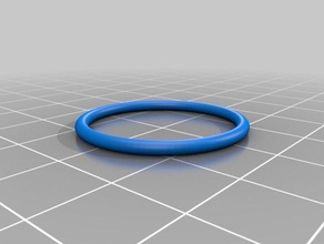 mi personalizados paramétrico o-ring del toro diy personalizado 3d print model - Mito3D