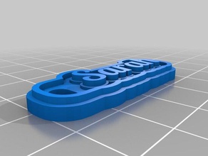 sarah schl ssel Schlüsselanhänger kundengebundene 3d print model - Mito3D