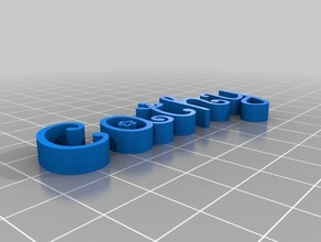 my customized text cathy 3d print model - Mito3D