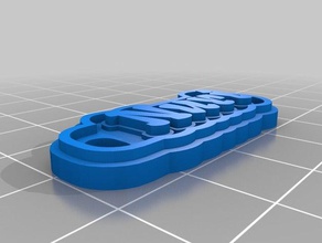 nuri schl ssel Schlüsselanhänger kundengebundene 3d print model - Mito3D