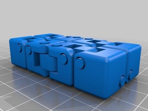 customized fidget cube number one puzzles 3d print model - Mito3D