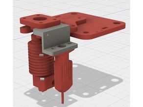 taralu modular x carriage bl touch mount 3d printer parts taralunet tevo tarantula 3d print model - Mito3D