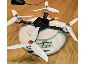el fpv de la rana - drone pod r c vehículos canopy vaina montaje runcam micro swift starf4s tbs unificar pro hv carrera 3d print model - Mito3D