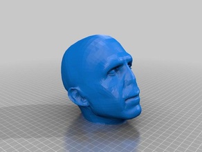 voldemort head people bust harrypotter harry potter 3d print model - Mito3D