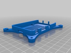 raspberry pi 3 caso de 30mm fã abertura do interruptor potência montagem Impressora 3d acessórios 3d print model - Mito3D