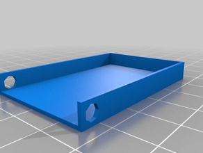 my customized pill box lid 2x2 25x15x10 containers 3d print model - Mito3D