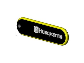 husqvarna logo keyring signs & logos 3d print model - Mito3D