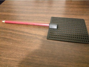 pencil head fly swatter 3d print model - Mito3D