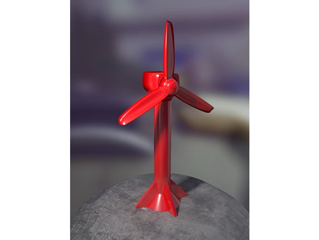 windmill ventilator diy rotor 3D print model - Mito3D