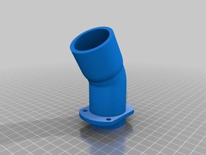 einhell dust extractor adaptor parts 3d print model - Mito3D