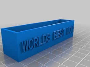best mom card holder office business cards customized 3d print model - Mito3D