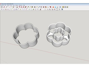 cookiecutter - flor Impresora 3d de las piezas 3d print model - Mito3D