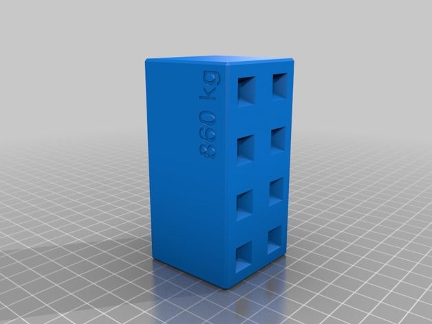 betonblock 1 14 r c Fahrzeuge 3D print model - Mito3D