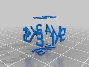 fraction die symbols dice customized 3d print model - Mito3D