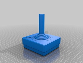 joystick de atari adereços 3d print model - Mito3D