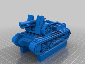 lego tanque de bison 3d print model - Mito3D