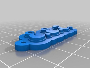eee i portachiavi su misura 3d print model - Mito3D