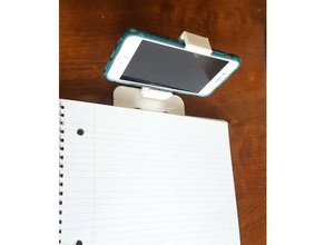 cahier mont téléphone échelle d'affichage mobile android signet les devoirs de l'iphone paresseux le carnet notes smartphone étude 3d print model - Mito3D