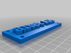 anet a8 tag L'impression 3d 3d print model - Mito3D