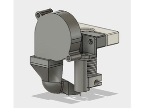 reach3d bltouch + parçası soğutma fanı monte edin 3d yazıcı parçaları ulaşmak 3d print model - Mito3D