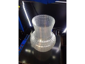 bump-vase - solid remix unteren poly Dekor 3d print model - Mito3D