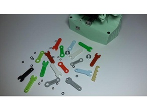 çift cinsiyetli anahtar el aletleri poly spanner İngiliz anahtarı 3d print model - Mito3D