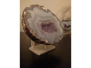 small three-peg display stand geodes decor display stand geode