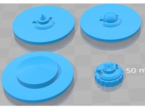 experimental zero-g beyblade tips toy & game accessories tops 3d print model - Mito3D