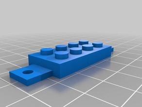 'cardan de' pi caméra-lego-makerbeam de montage du rail le bricolage cardan lego compatible makerbeam raspberry camera 3d print model - Mito3D