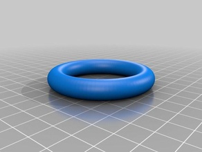 meine angepasste parametrische o-ring-torus diy kundengebundene 3d print model - Mito3D