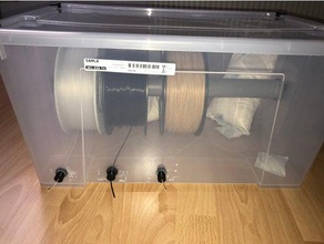 dry box-filament-passage-filter 3d Drucker Zubehör trockene box filament-filter filter passage samla storage 3d print model - Mito3D