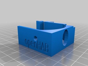 qubino flush din-adapter - Elektronik 3d print model - Mito3D