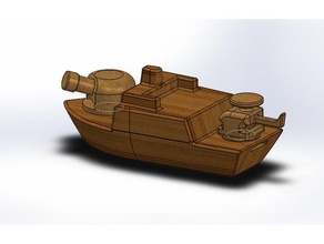 war ship toy & game accessories 3d print model - Mito3D