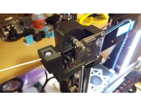 e3d titan filter & oiler 3d printer parts bowden filament extruder 3d print model - Mito3D