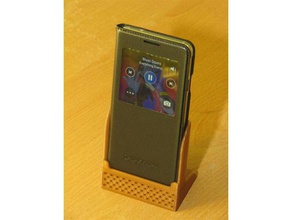 sonido mejorado soporte de teléfono el móvil bajo celular mejorada titular pie 3d print model - Mito3D