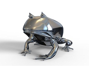 frog 3d printing reptile 3d print model - Mito3D
