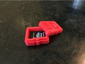 sd cards protecting box gadgets 3d print model - Mito3D