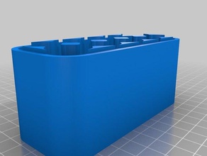 boitier e-líquido - base 10 unidade s recipientes personalizado 3d print model - Mito3D