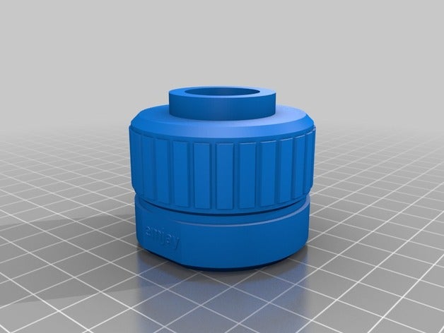 nerf de l'adaptateur baril v2 jouets & accessoires jeux le nerfbarrel 3D print model - Mito3D