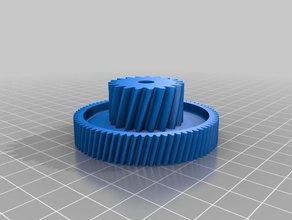 meat grinder gear replacement parts shaft 3d print model - Mito3D