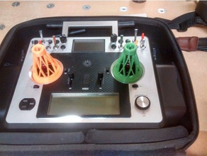 kn ppel -schalter schutz r c araçlar freecad gimbal taranis verici 3d print model - Mito3D