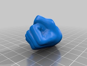 hulk fist people 3d print model - Mito3D
