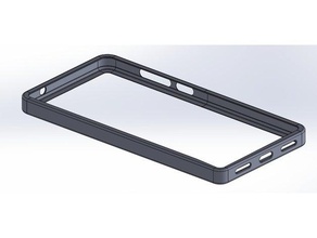 huawei p8 lite 2017 bumper case mobile phone 3d print model - Mito3D