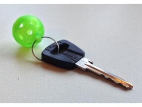 anpassbare floorball-Schlüsselanhänger Schlüsselanhänger Unihockey keyfob 3d print model - Mito3D