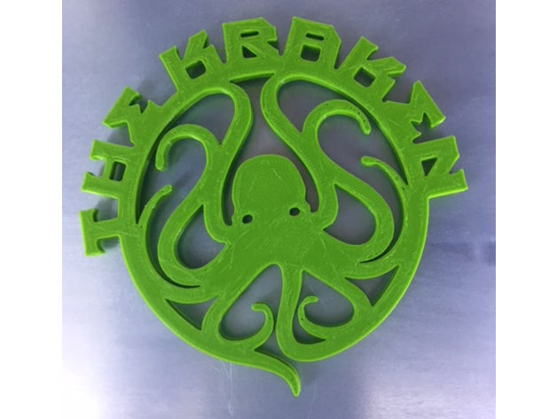 kraken colgante la joyería 3D print model - Mito3D