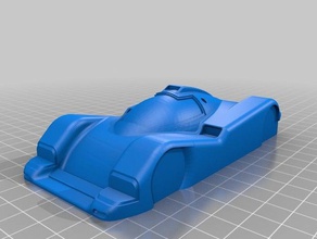slotcar mazda mx-r01 body shell 1mm hobby 3d print model - Mito3D