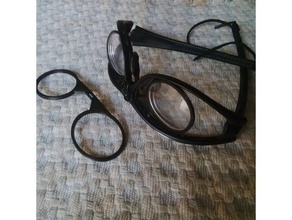 sport gafas de insertar las sportglasses sol 3d print model - Mito3D