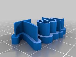 meine angepasste 3d-Typenschild tech Skulpturen kundengebundene 3d print model - Mito3D
