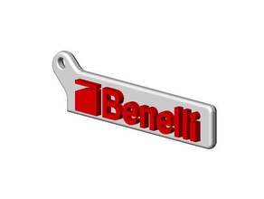 benelli logo keyring signs & logos 3d print model - Mito3D