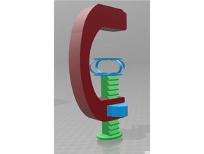 souple, c-clamp quicklock outils la pince rapide printemps 3d print model - Mito3D